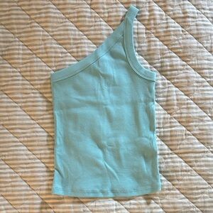 Abercrombie & Fitch one shoulder tank top